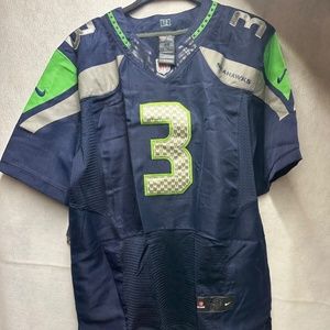 Russell Wilson #3 Seattle Seahawks Jersey Blue Size 48 NWT